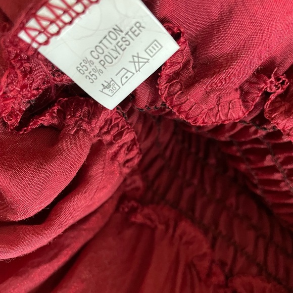 Mommy and me brand new burgundy dresses, size S adult and 9-12M kids - Picture 4 of 4